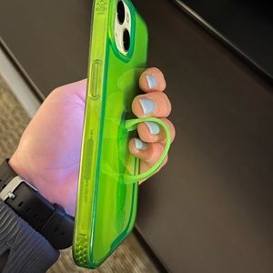 Neon Green - Loopy iPhone 13 case with SuperLoop